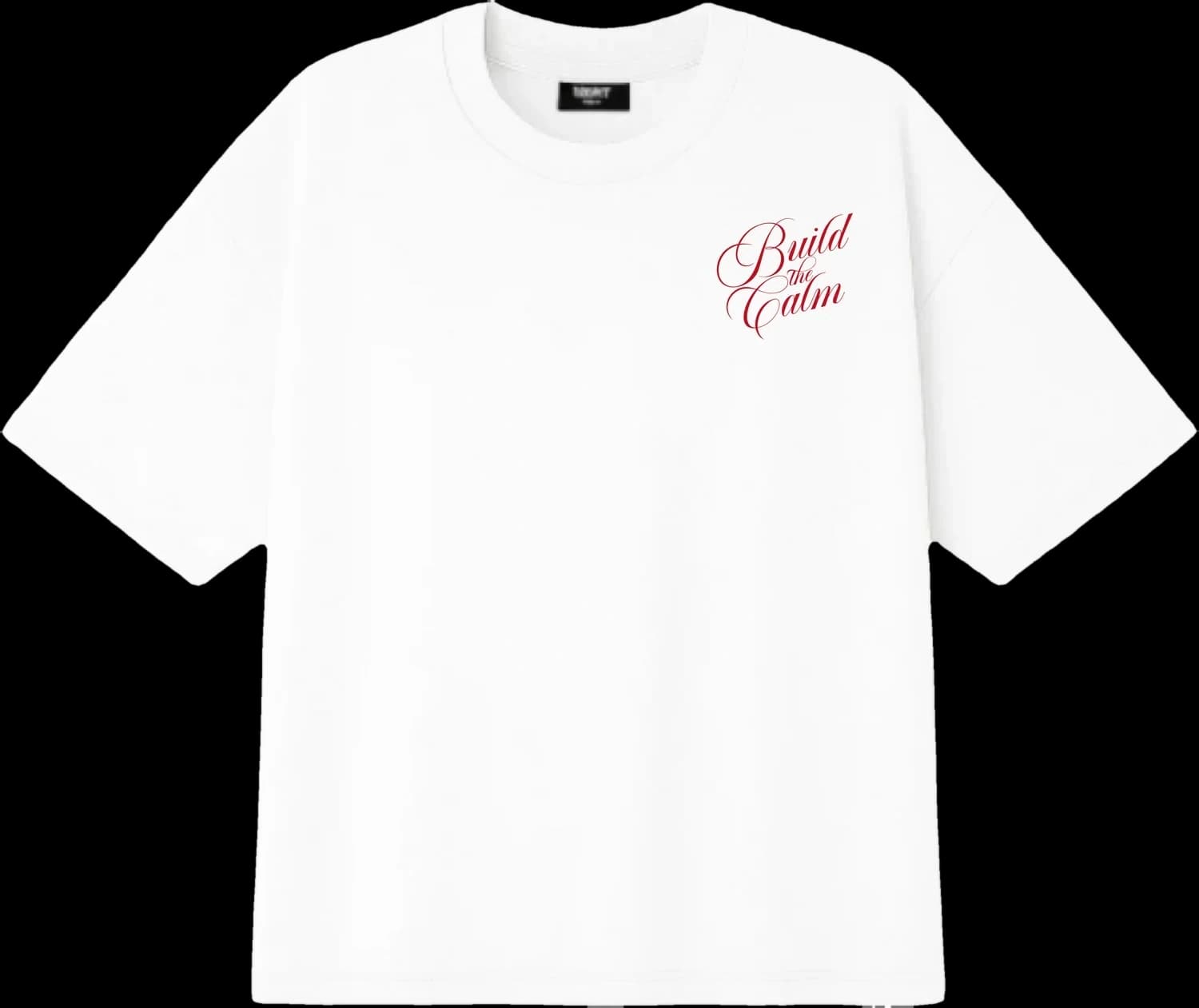 Playera DSCRT Build The Calm Blanco miniatura 3