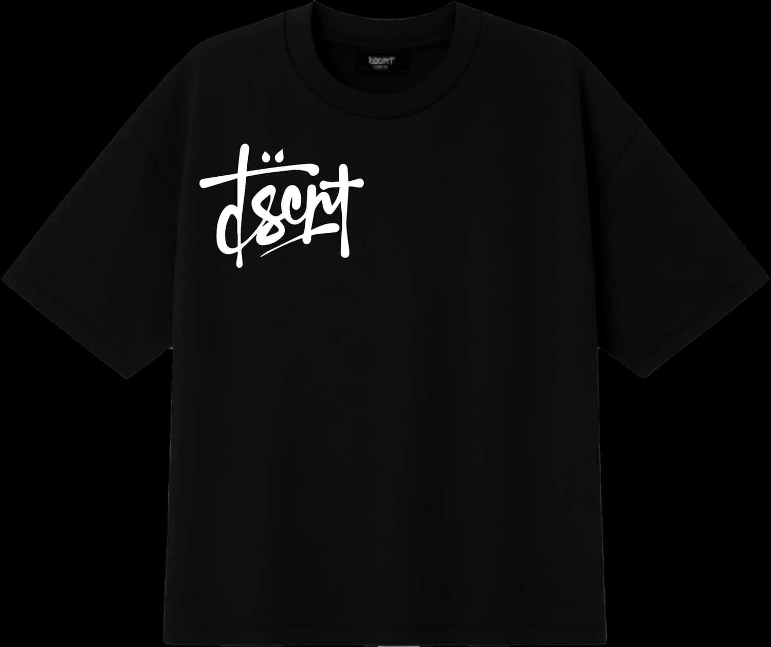 Playera DSCRT Dscrt Tag Negro miniatura 3